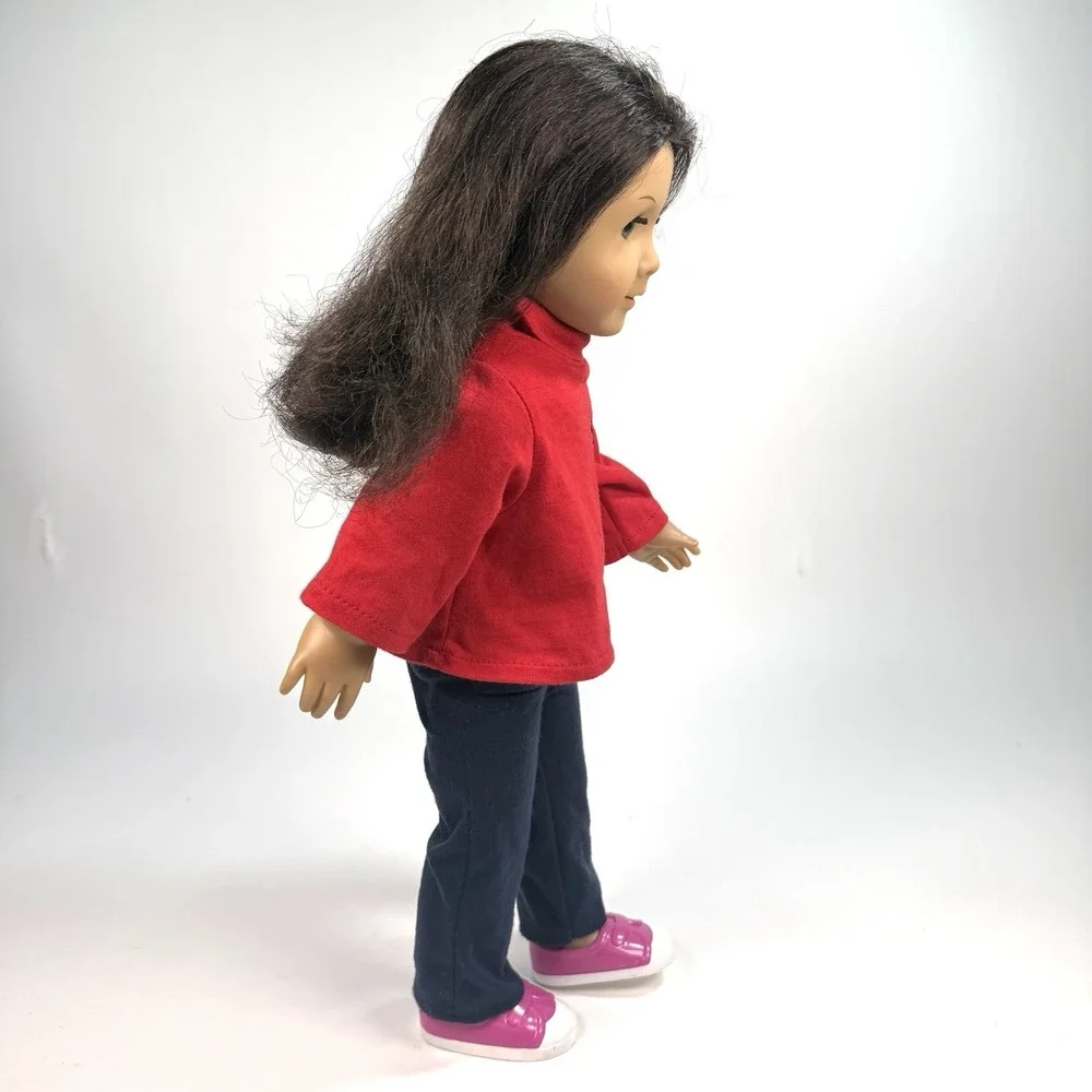 American Girl Ruthie Smithens Doll Blue Eyes Long Brown Hair 18